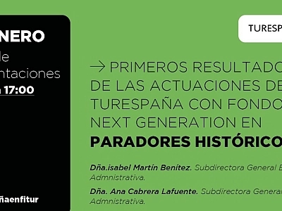 Primeros resultados de las actuaciones de Turespaña con fondos Next Generation en Paradores Históricos